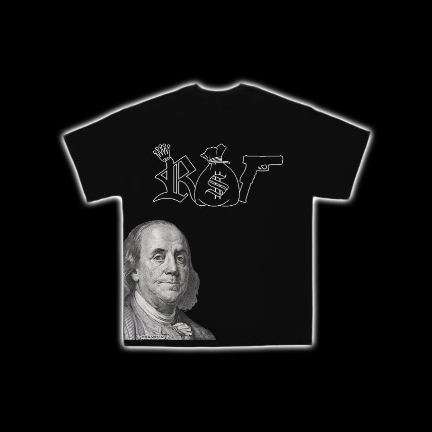 BLK- RICHOFFFTRAPPIN OUTLINE SHIRT